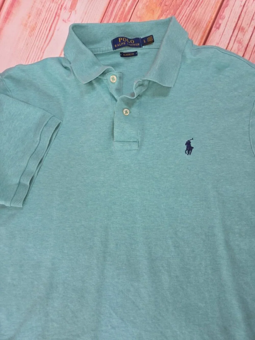 Polo Ralph Lauren Classic Fit Green Polo Large